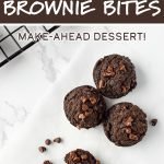 Freezer Friendly Sweet Potato Brownie Bites recipe
