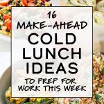 16 Make-Ahead Cold Lunch Ideas to Prep for Work This Week