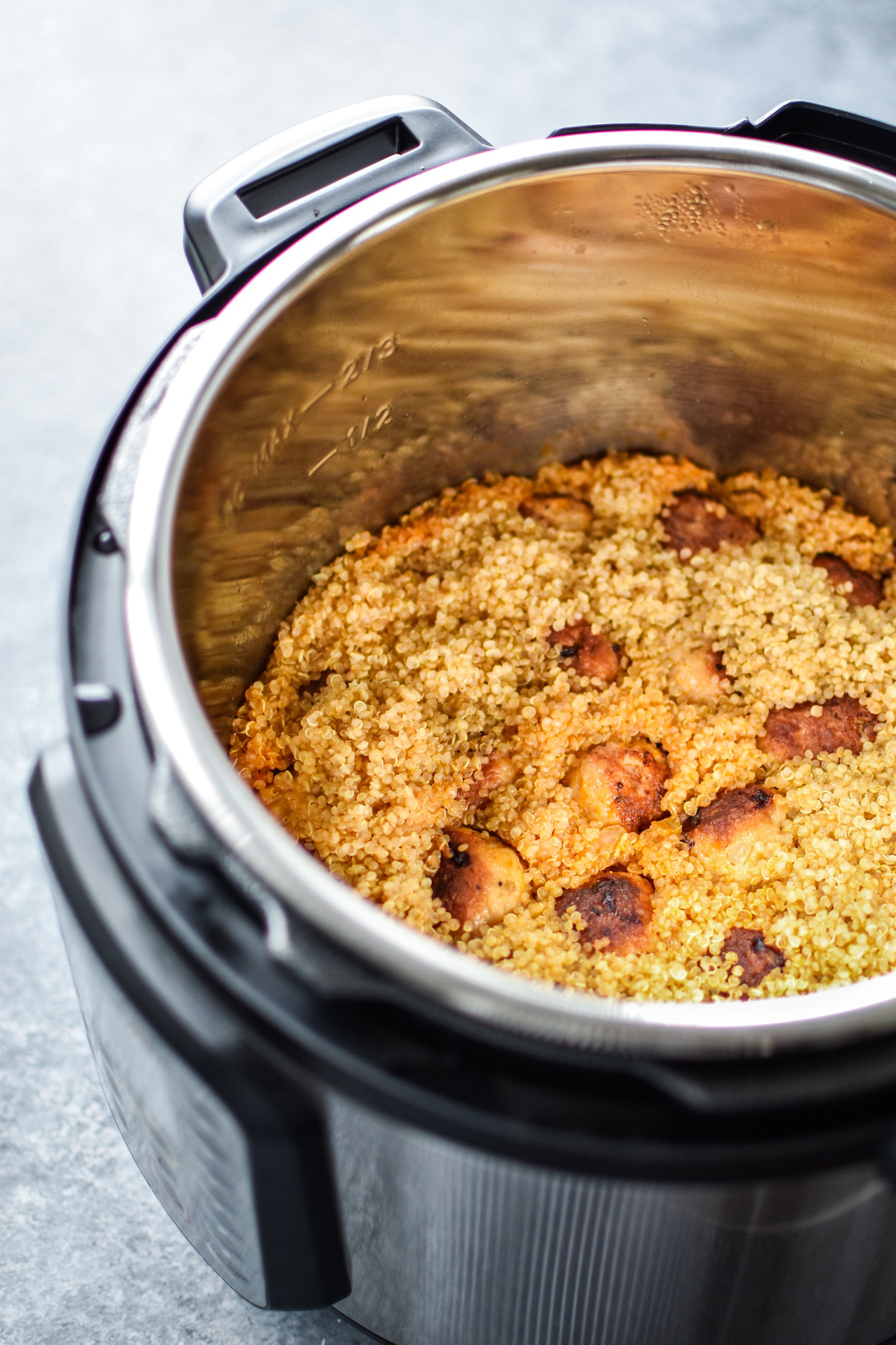 Buffalo Chicken Meatballs with Quinoa are one of the First 25 Recipes I made With My Instant Pot