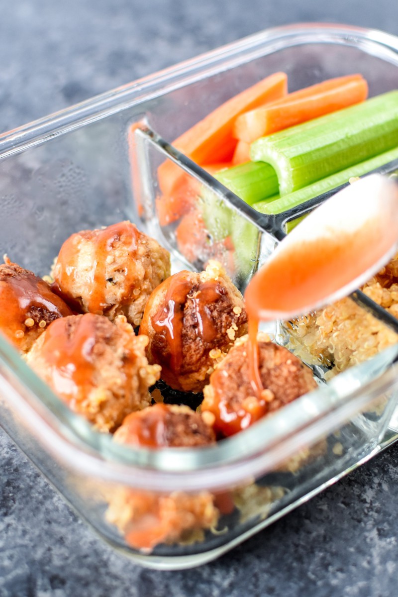 Instant Pot Buffalo Chicken Meatballs Meal Prep Project Meal Plan