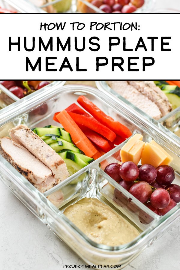 Chicken & Hummus Plate Lunch Meal Prep Project Meal Plan