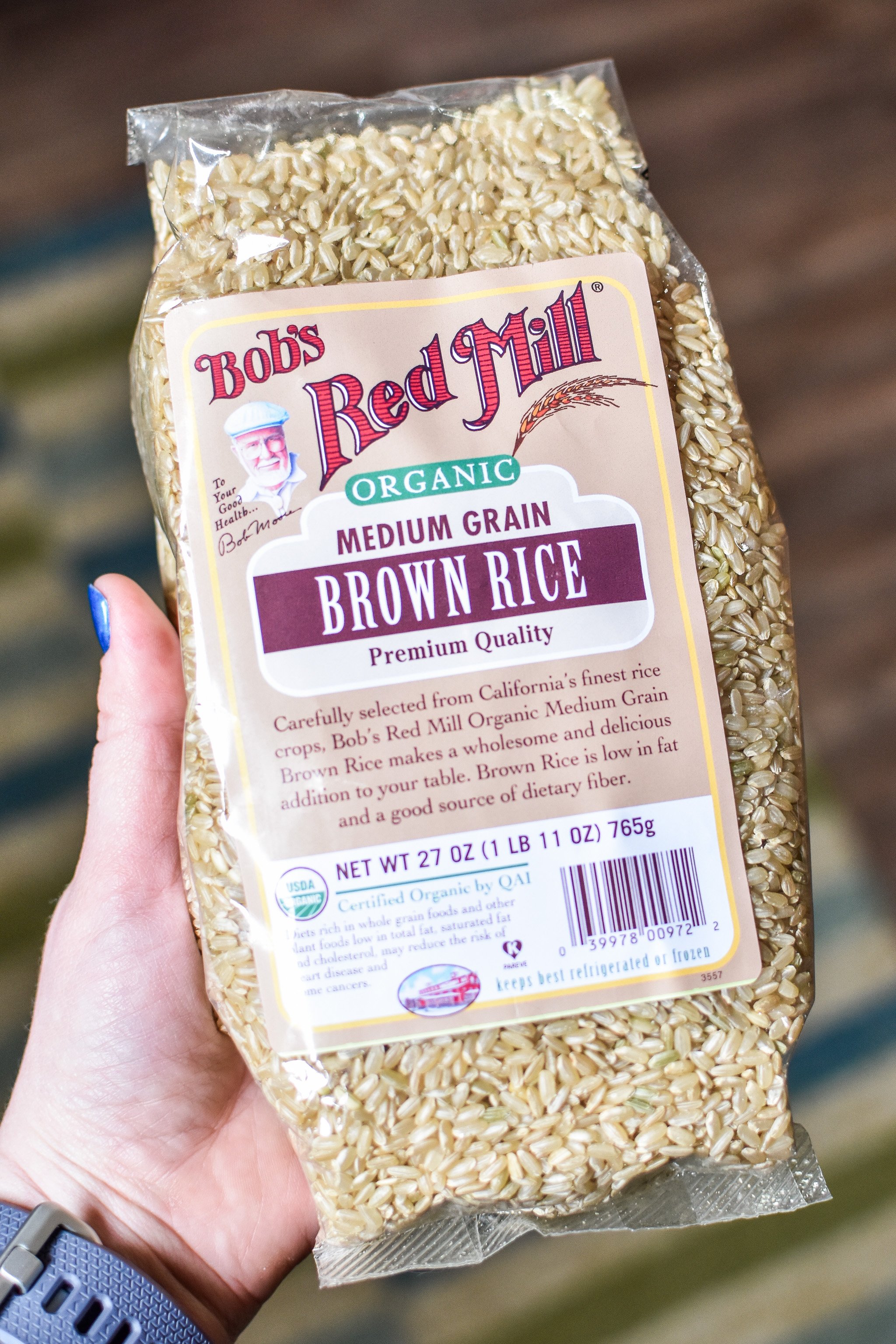 brown rice is one of the 10 staple meal prep foods always in my kitchen