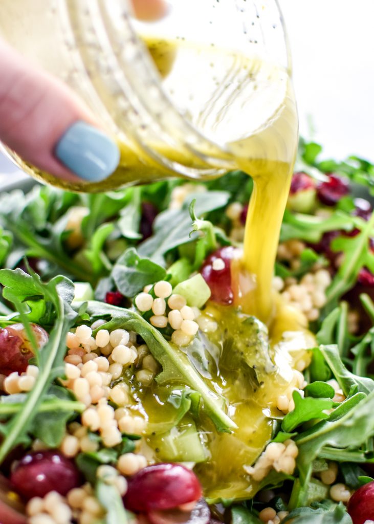 MakeAhead Lemon Poppyseed Couscous Arugula Salad Project Meal Plan