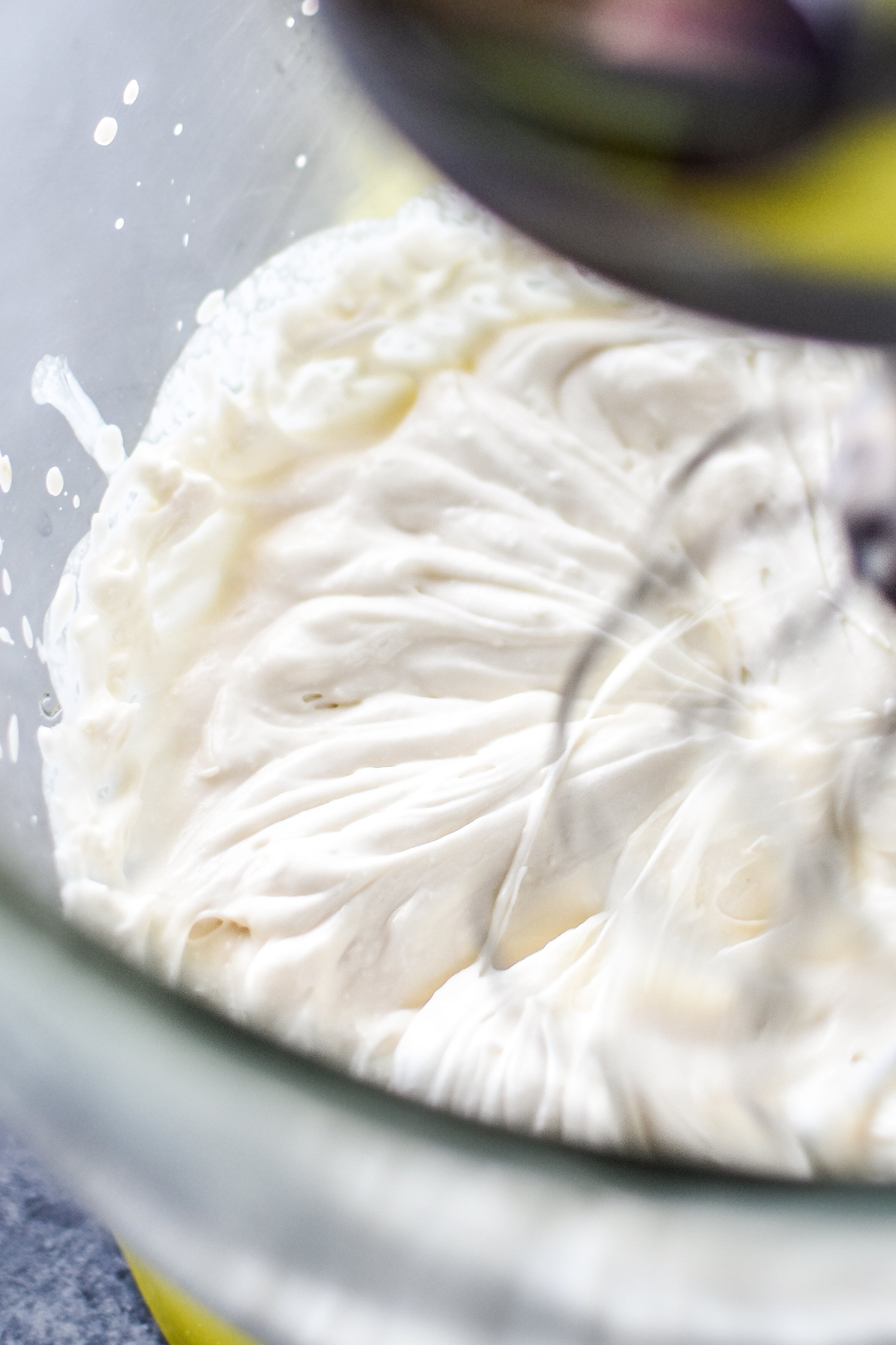 Make whipped greek yogurt in the stand mixer.