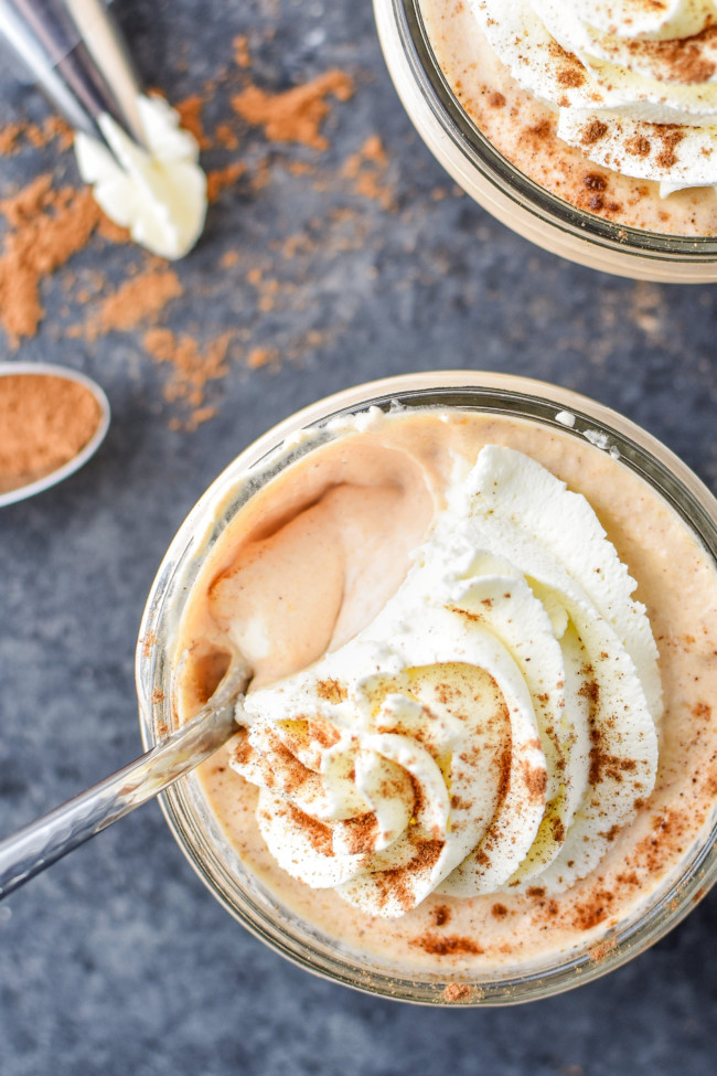 Pumpkin Spice Whipped Greek Yogurt - Project Meal Plan