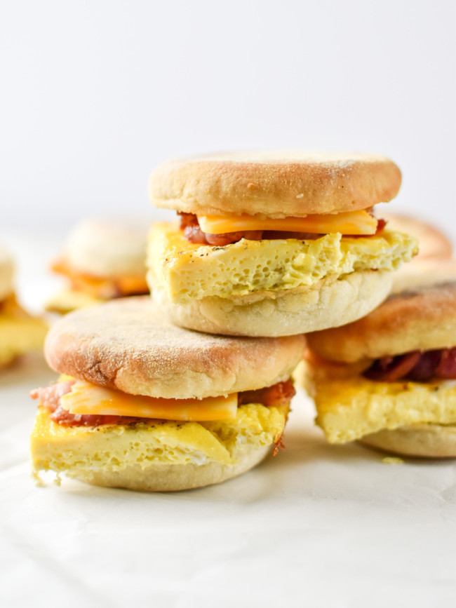 MakeAhead Bacon Breakfast Sandwiches Project Meal Plan