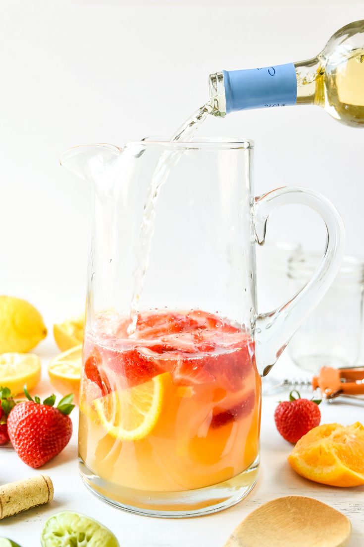 Summer White Wine Sangria - Project Meal Plan