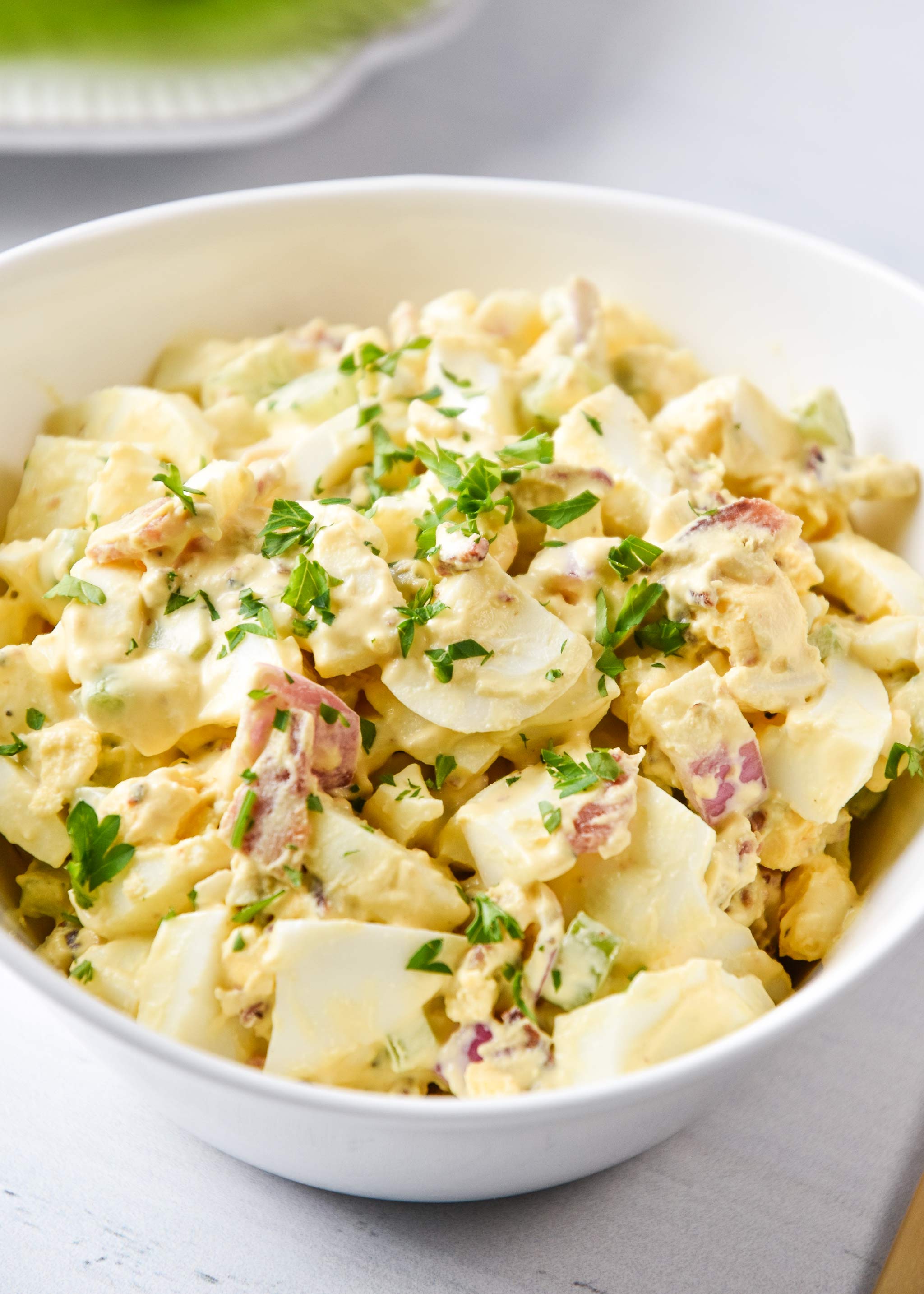 The Best Egg Salad Recipe with Bacon - Savory Experiments