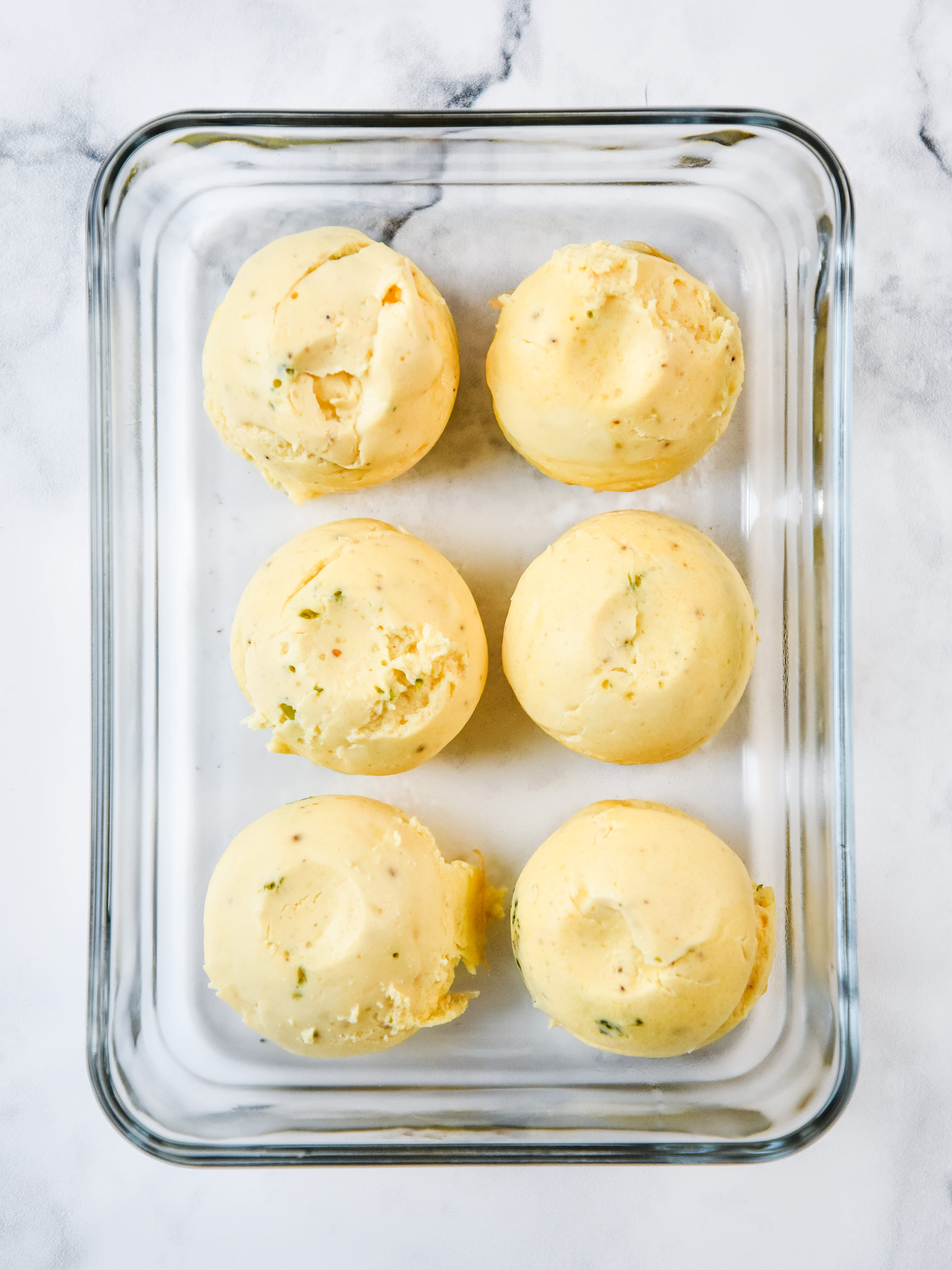 instant pot egg bites in a meal prep container