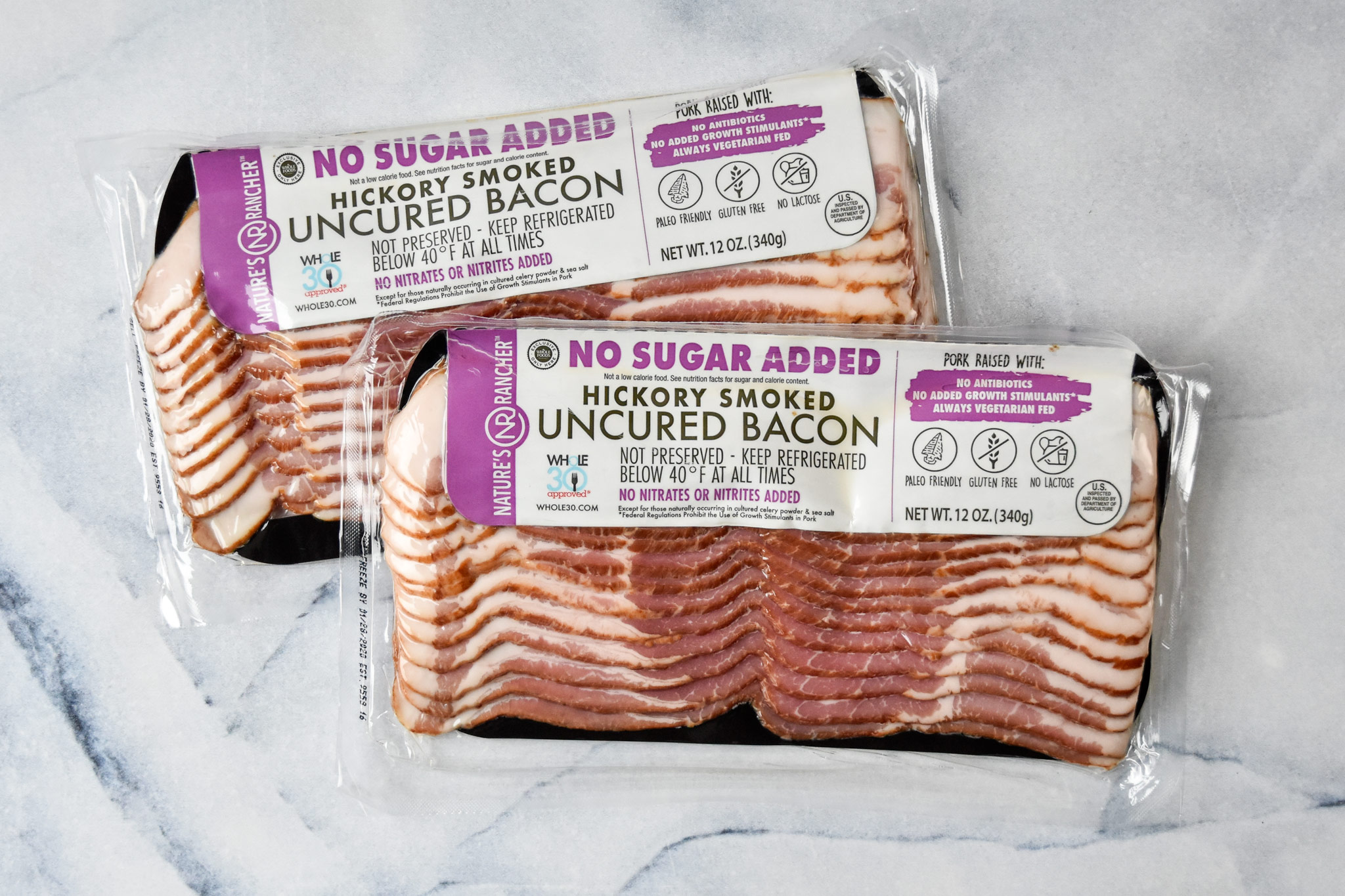 bacon in the package