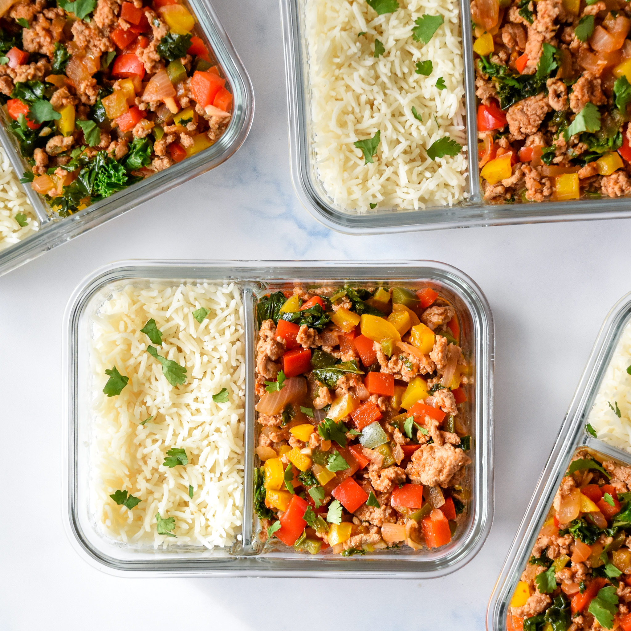 Chipotle Ground Turkey Skillet Meal Prep - Project Meal Plan