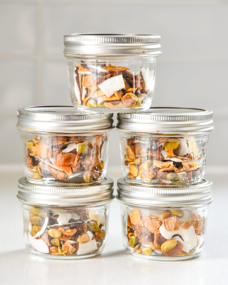 Tropical Dried Fruit Trail Mix Project Meal Plan