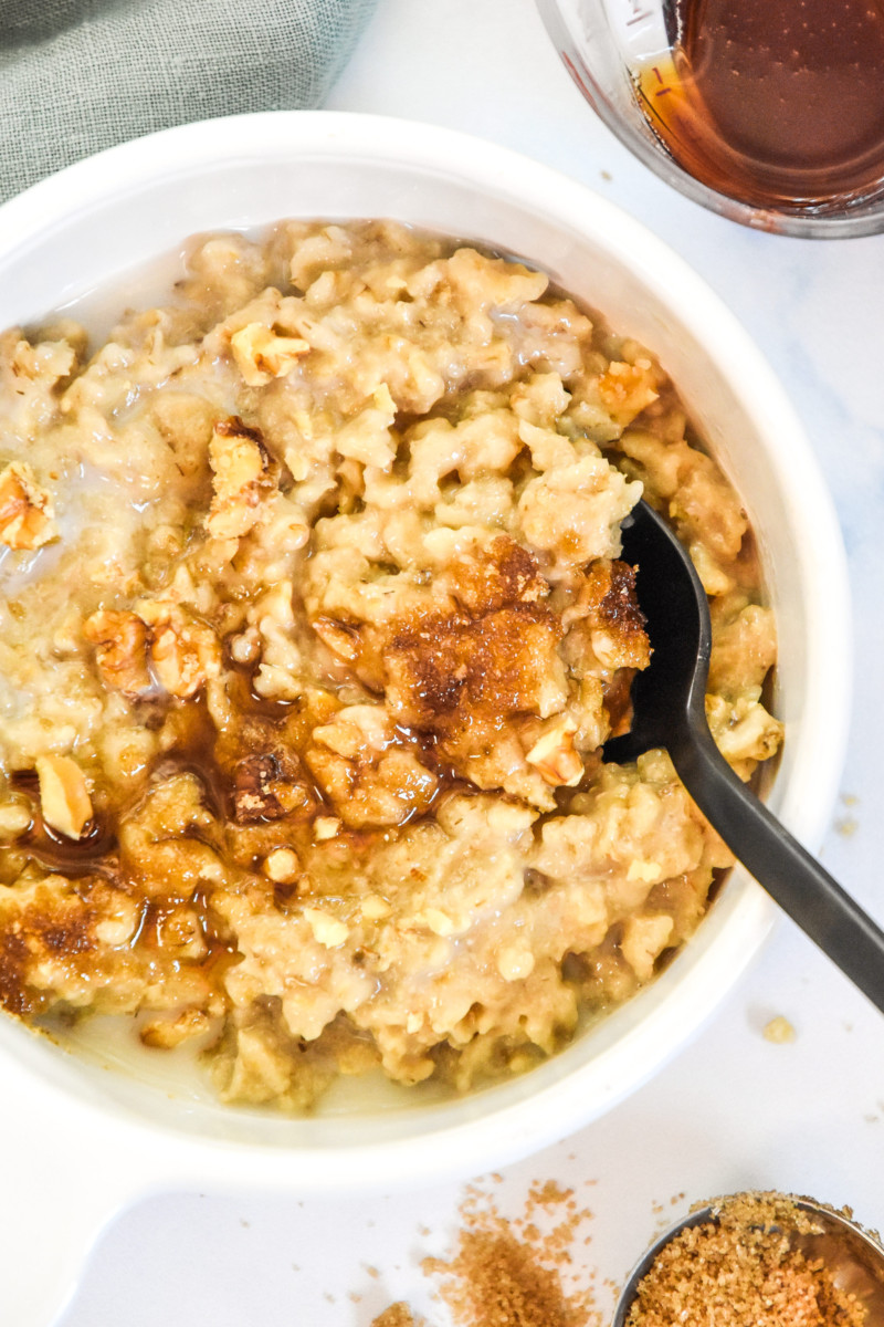 Instant Pot Maple Brown Sugar Oatmeal - Project Meal Plan