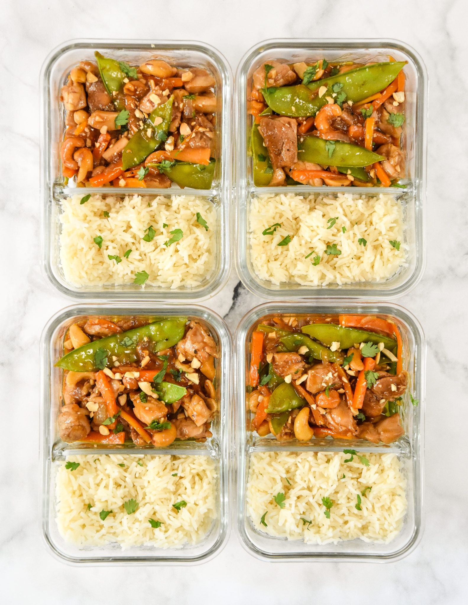 Easy Cashew Chicken Meal Prep - Project Meal Plan