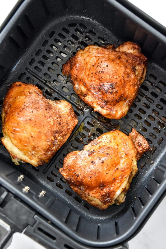 Air Fryer Bone-In Crispy Chicken Thighs - Project Meal Plan