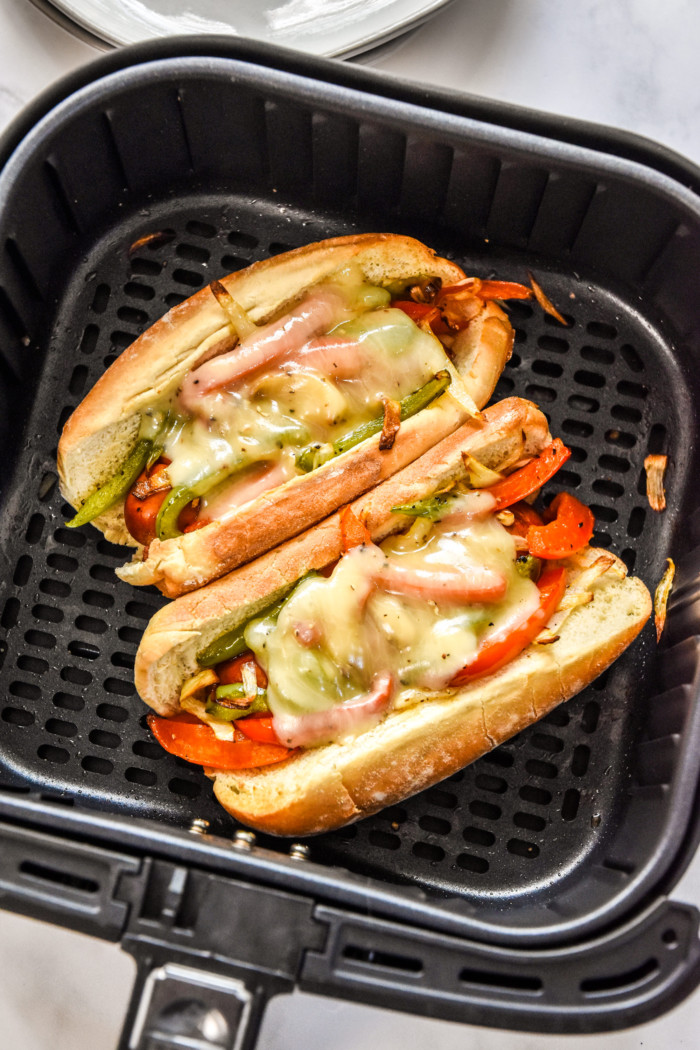 Air Fryer Sausage Dogs with Peppers and Onions Project Meal Plan