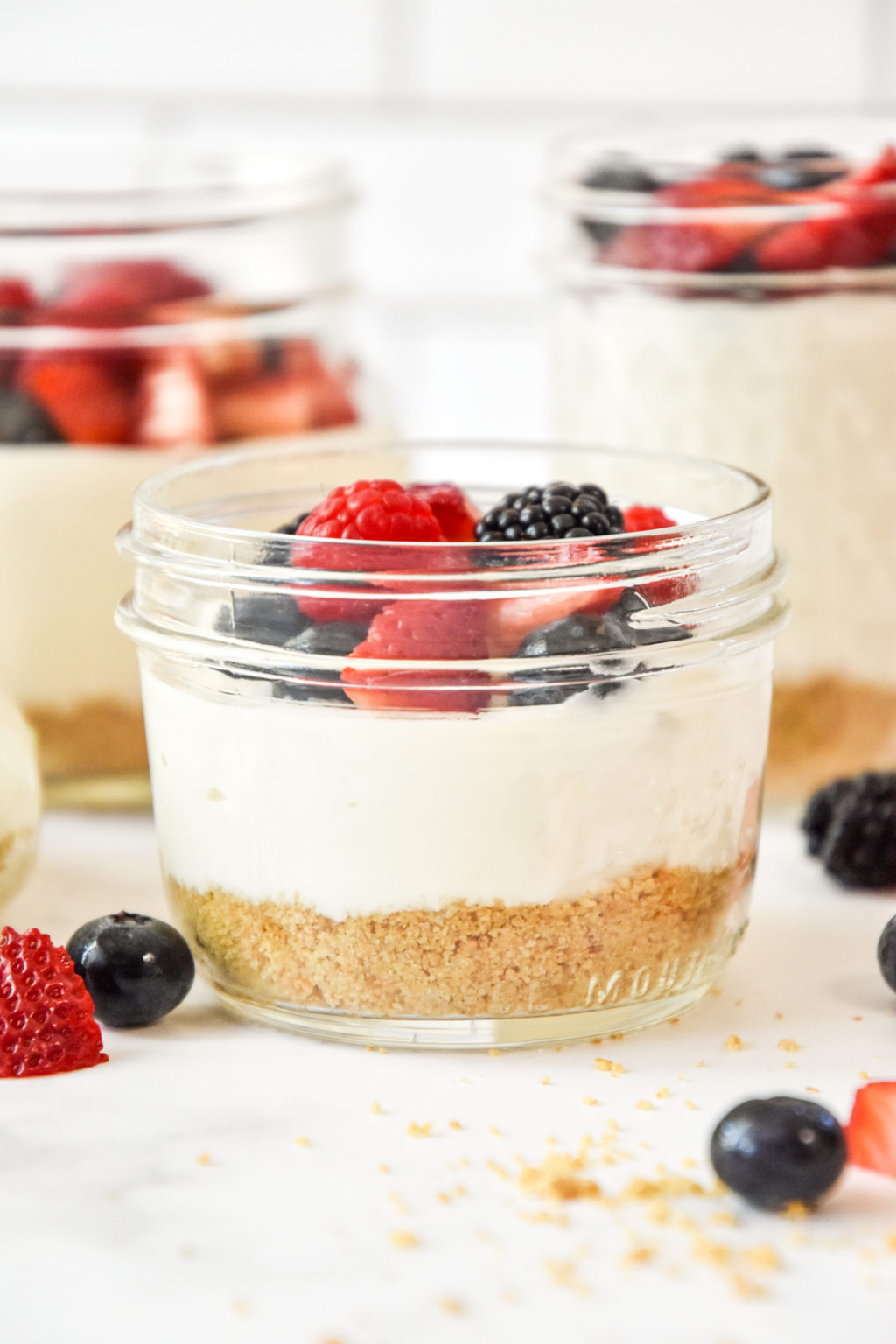 NoBake Cheesecake Greek Yogurt Cups Project Meal Plan