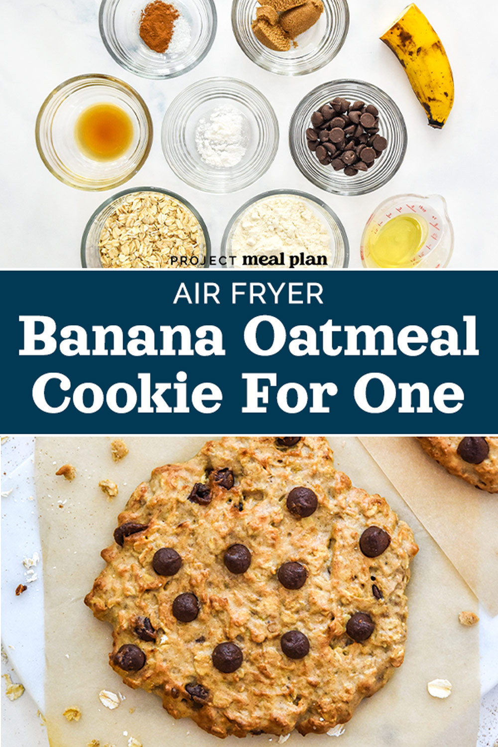 Air Fryer Banana Oatmeal Cookie For One Project Meal Plan