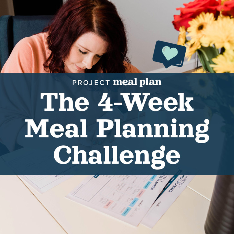 the 4-week meal planning challenge cover.