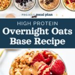 pin image for protein overnight oats base recipe.