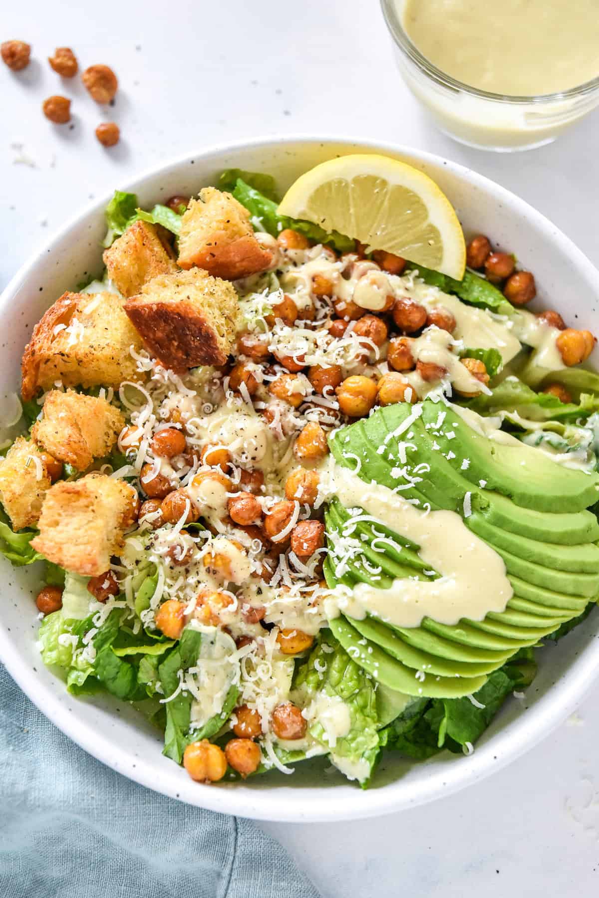 Roasted Chickpea Caesar Salad